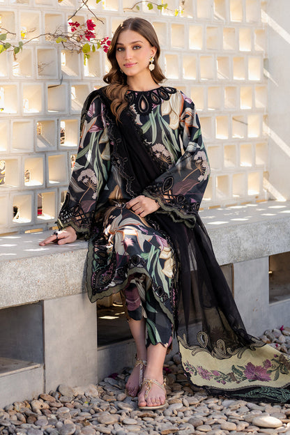 Malhaar Printed Lawn 3-Piece Outfit – Everyday Chic Wear