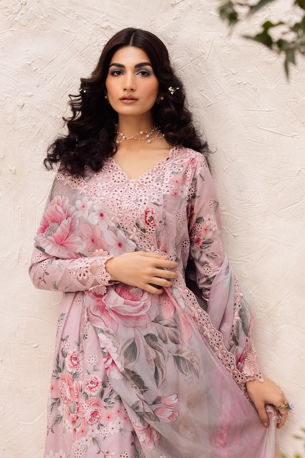 Pastel Paradise Printed Lawn 3-Piece Outfit – Everyday Elegance