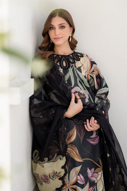 Malhaar Printed Lawn 3-Piece Outfit – Everyday Chic Wear