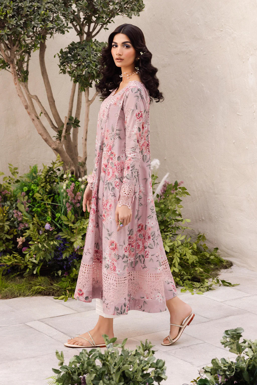Pastel Paradise Printed Lawn 3-Piece Outfit – Everyday Elegance